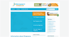 Desktop Screenshot of pregnancybedrest.com