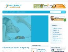 Tablet Screenshot of pregnancybedrest.com